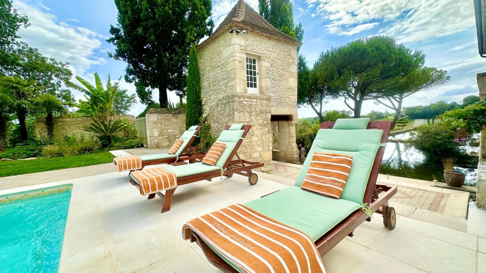 Chateau De Lafont Suites Saint-Vivien  Ngoại thất bức ảnh